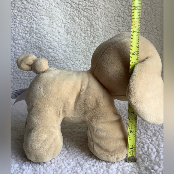 KELLYTOY 2017 Beige Puppy Dog Plush w Rattle Crinkle Ears Stuffed Animal Toy - Picture 8 of 11